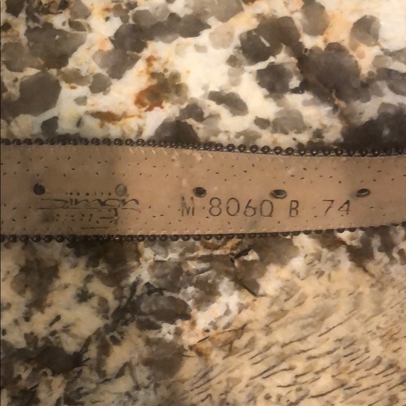 Orange/Brown Bb Simon belt - M - Picture 3 of 5